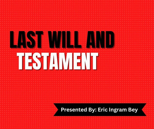 Last Will and Testament Class (Materials will be emailed within 72 hours)