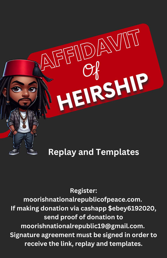 Affidavit of Heirship Class-Saturday 8/3/24 Replay and Templates (Allow up to 72 hours for materials to be emailed)