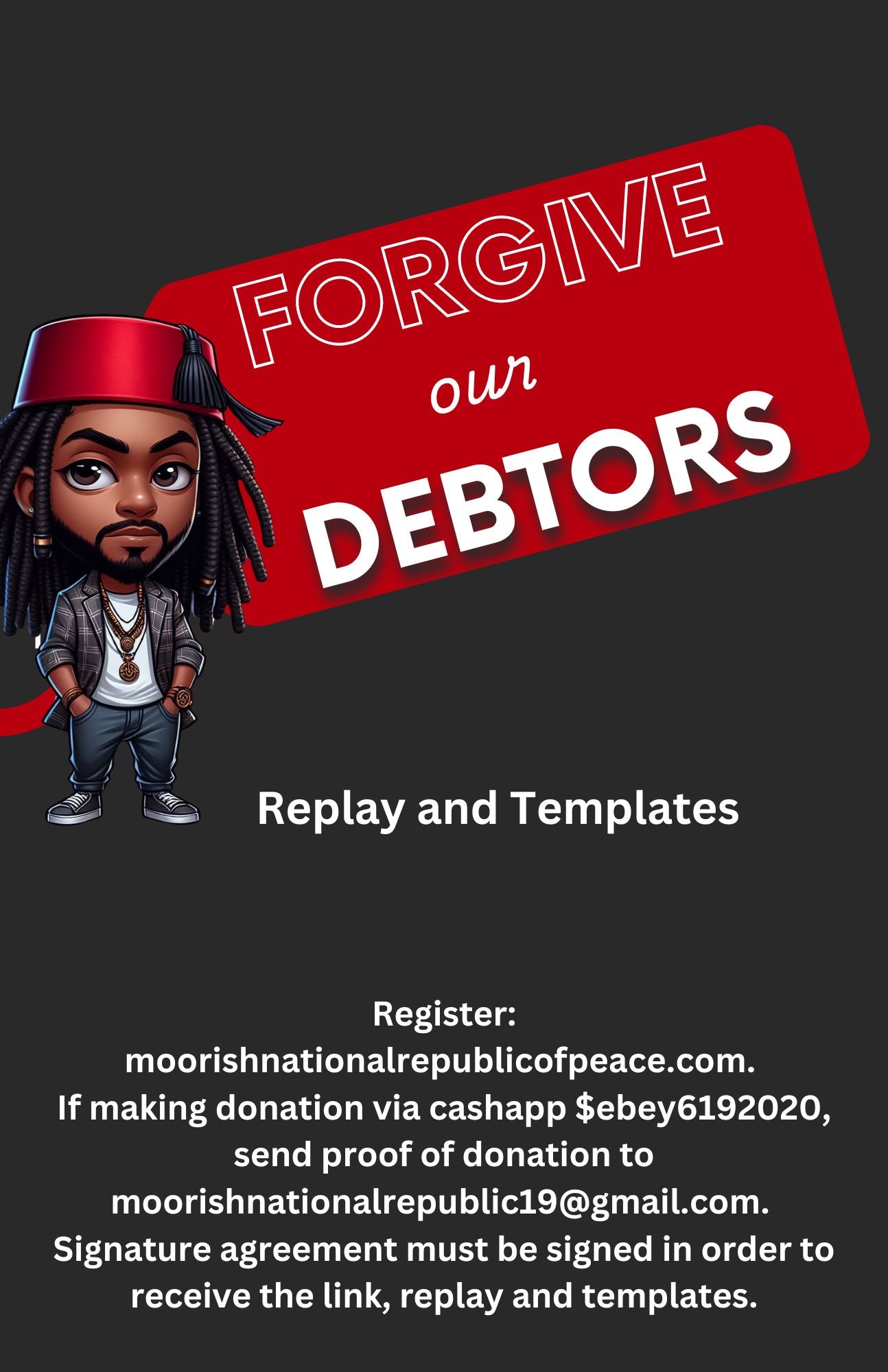 Forgive Our Debtors Pop Up Class-Replay and Templates