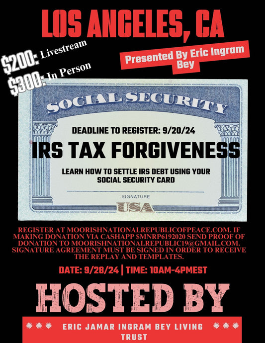 IRS Tax Forgiveness Conference Los Angeles-In Person