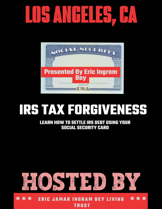 IRS Tax Forgiveness Conference Los Angeles-Replay and Templates