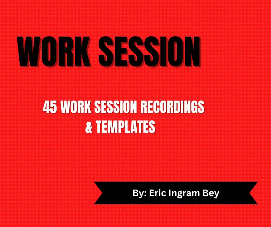 Work Session Season 1 Recordings and Templates: Option 1 (Materials will be emailed within 72 hours)