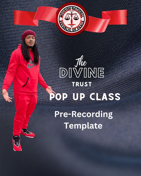 The Divine Trust Pop Up Class Deluxe (Pre-recorded Class, Template) (Materials will be emailed within 72 hours)